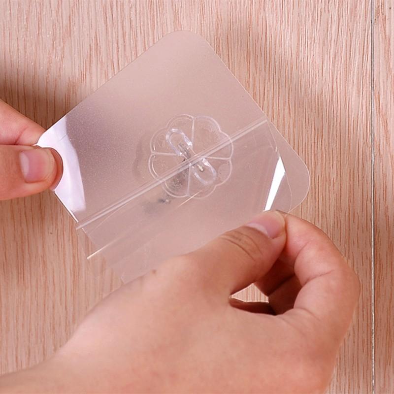 4pcs Strong Transparent Suction Suction Sucker Wall Hooks Hanger mm