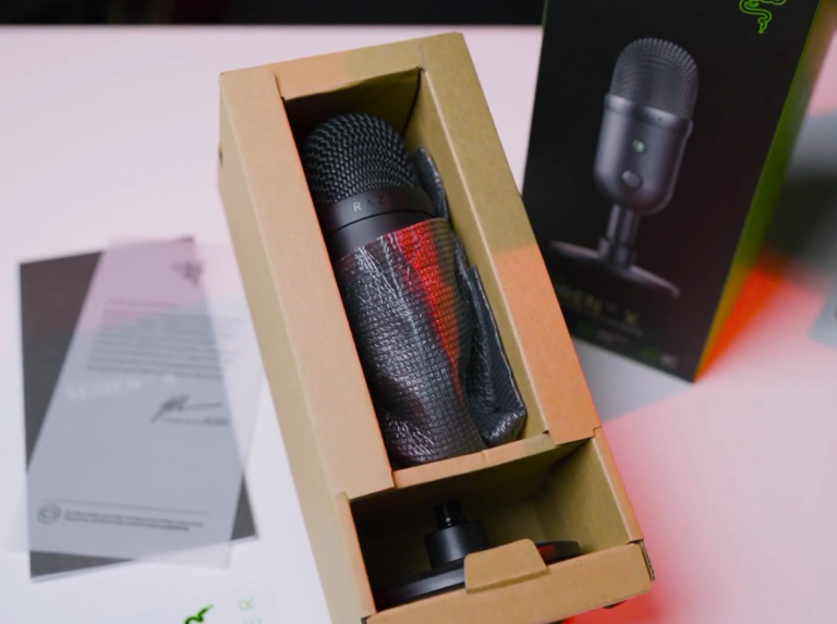 Thiết bị thu âm Razer Seiren V2 X-USB Microphone for Streamers_Hàng chính hãng