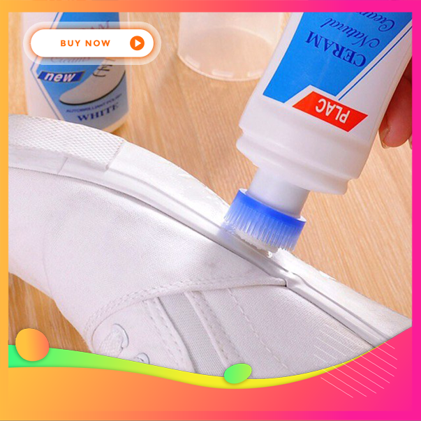 Chai nước - dung dịch tẩy rửa toàn bộ các loại giày, cọ tẩy trắng giày dép