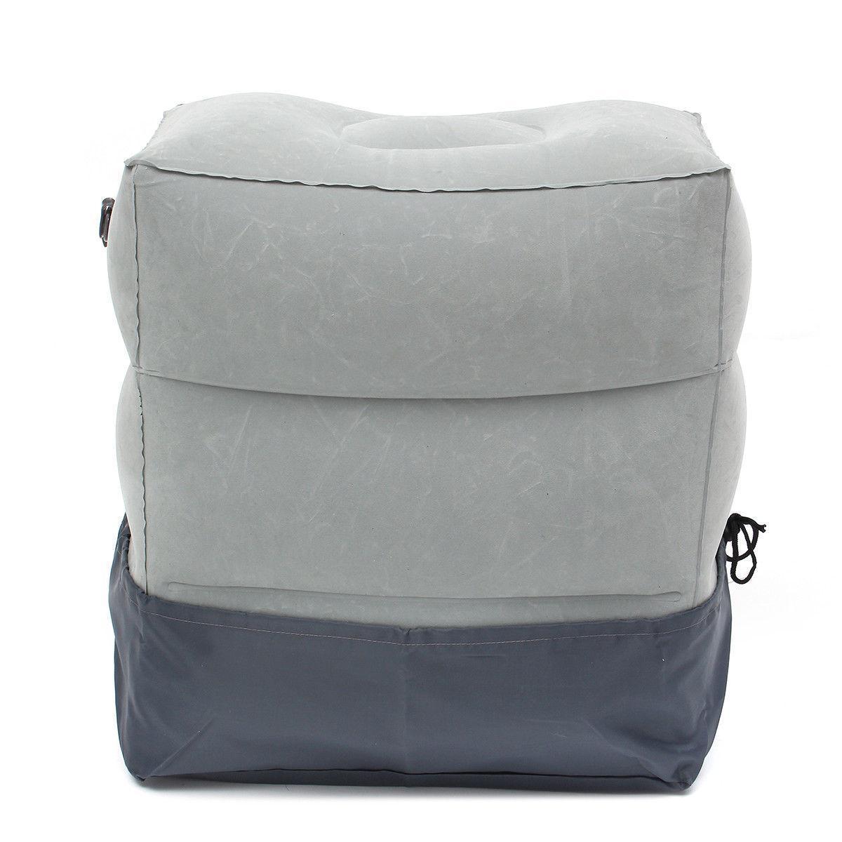 Hữu Ích Bơm Hơi Di Động Du Lịch Để Chân Gối Máy Bay Huấn Luyện Trẻ Em Giường Chân Miếng Lót