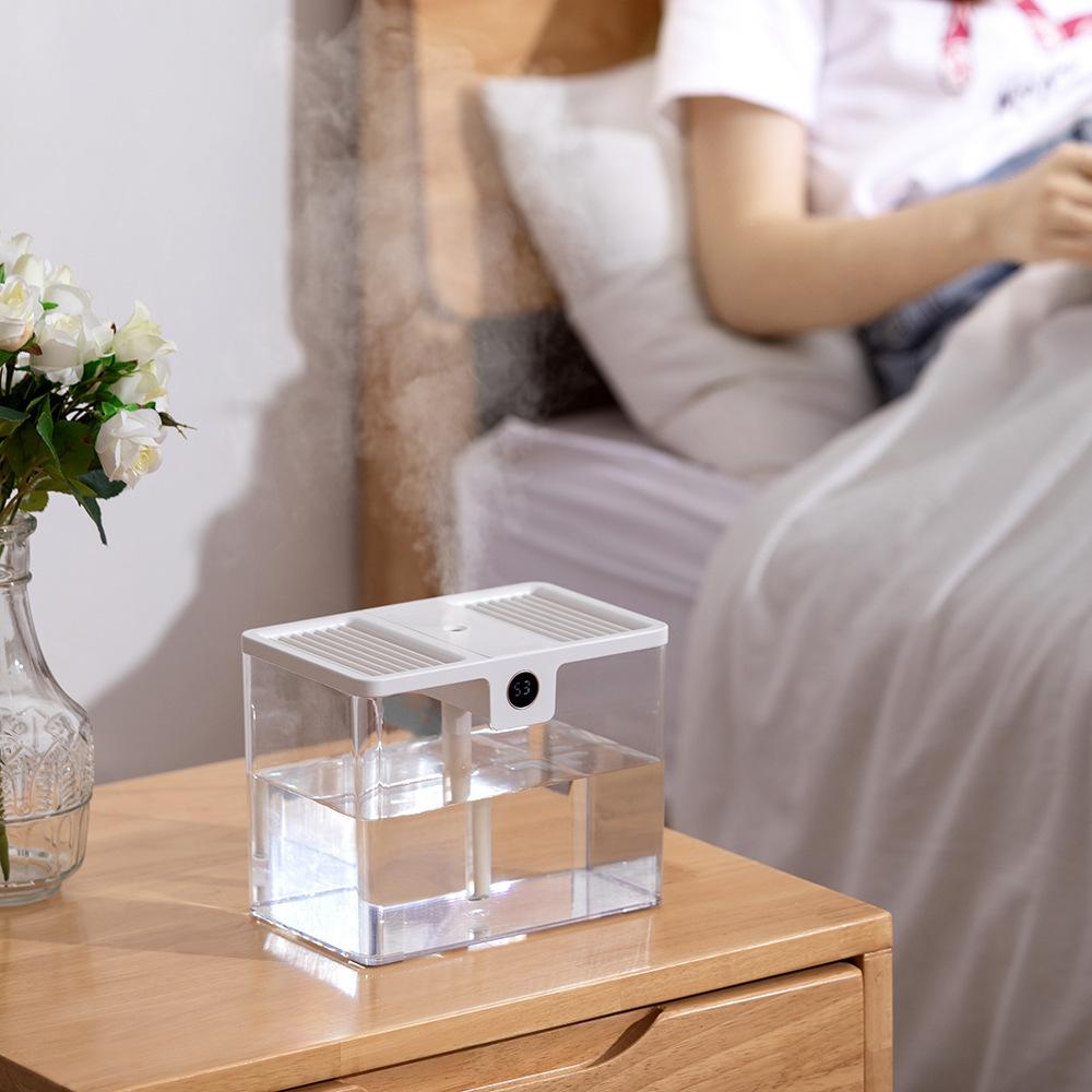 1500ML USB Siêu Âm Thanh Máy Tạo Độ Ẩm Không Khí Mát Văn Phòng Nhà Làm Thơm Phun Sương Tạo Phun Sương Tạo Ẩm Hình Ếch Con Điện Khuếch Tán Hương Thơm