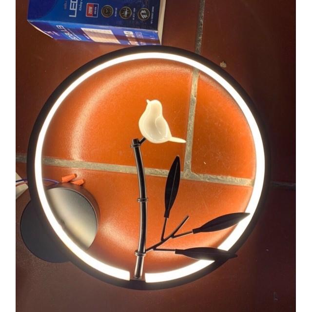 Đèn tường led cành trúc gắn chim, đèn gắn tường, đèn trang trí, đèn decor, đèn treo tường