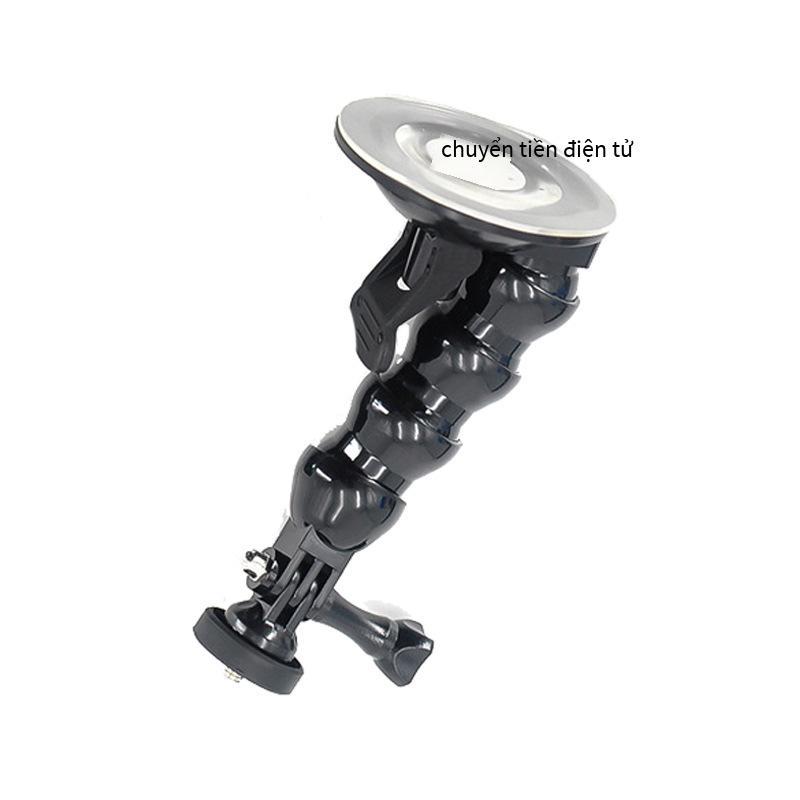 Phong cách mới nhất ban đầu cổ ngỗng phổ biến con kiến nhỏ chó núi gopro camera thể thao đầu ghi dvr xe hình con rắn giá đỡ cốc hút