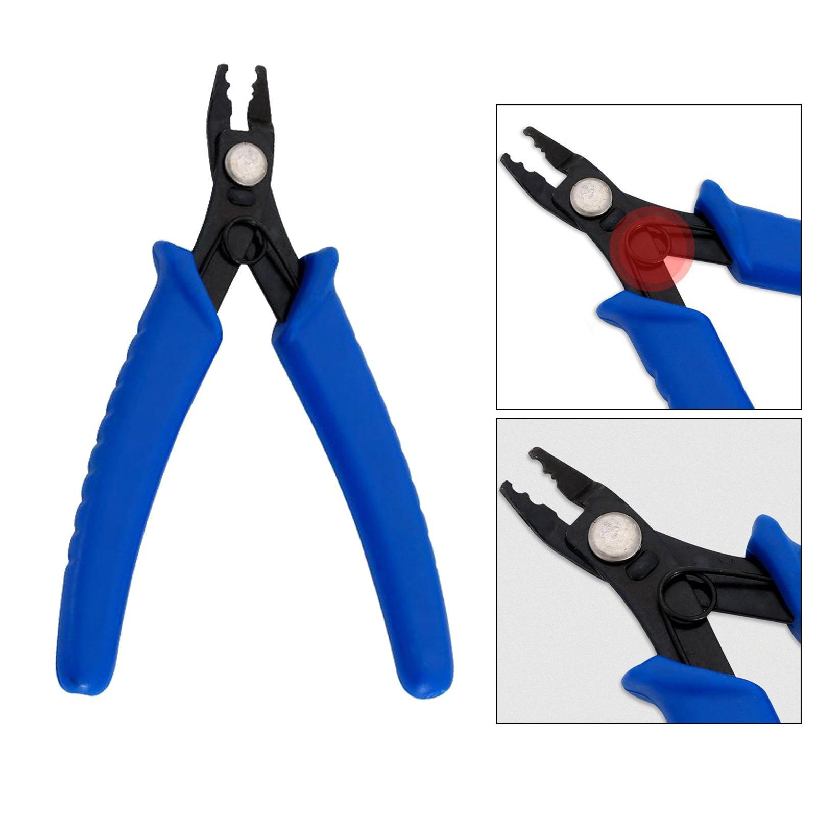 2-10pack Portable Carbon Steel Jewelry Plier Soft Handles Wire Cutter for Crafts