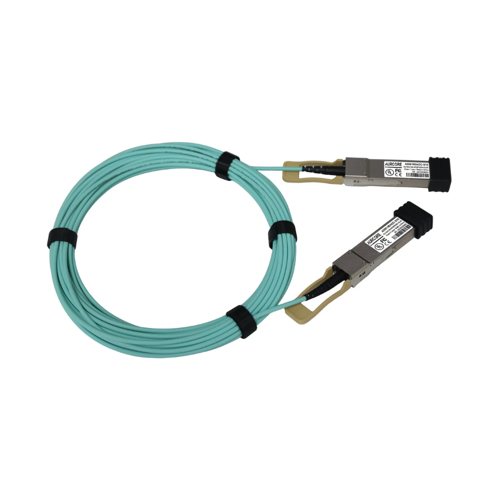 Cáp quang chủ động (AOC) AurCore 100G QSFP28 10m AOM100AOC-S10 Hàng Chính Hãng