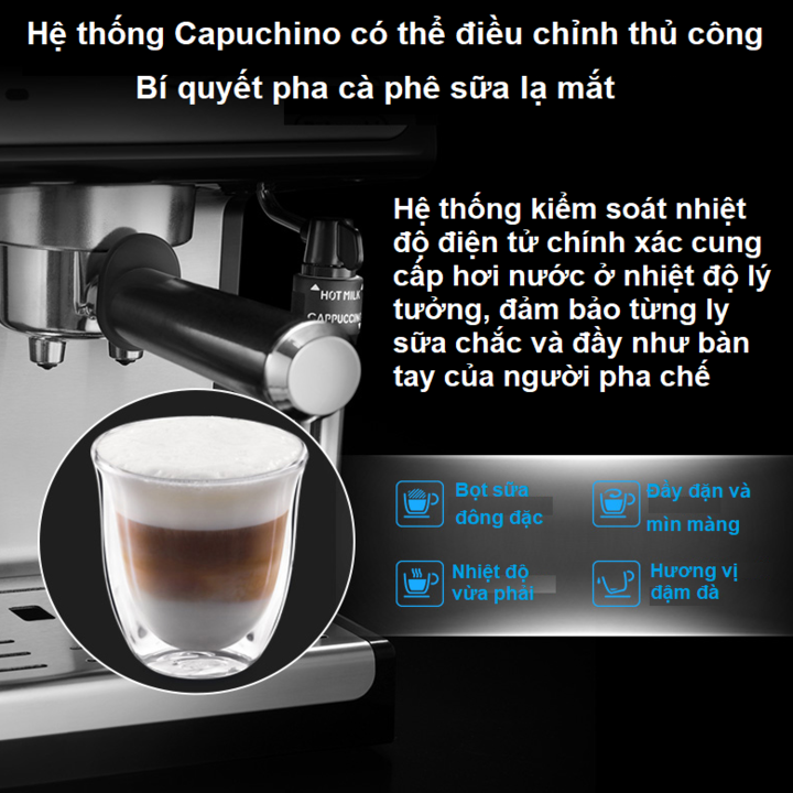 Máy Pha Cà Phê Espresso Delonghi ECP36.31 1100W (15bar) - Hàng Nhập Khẩu