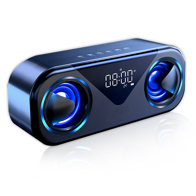 Loa Nghe Nhạc Bluetooth Không Dây Di Động Cầm Tay Mini H9 Kiêm Đài FM và Đồng Hồ BáoThức Phiên Bản Mới Cho Điện Thoạị Laptop ( giao màu ngẫu nhiên )