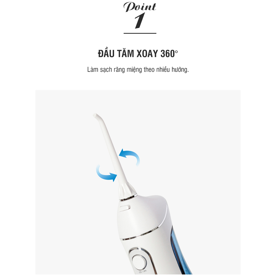 Máy Tăm Nước Không Dây LocknLock Cordless Oral Irrigator 