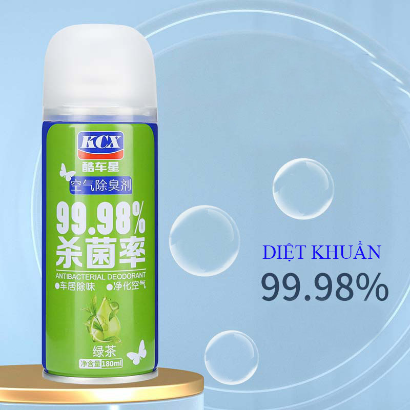 Chai Xịt Khử Mùi Khử Trùng Vệ Sinh Điều Hòa Ô Tô 180ml 73