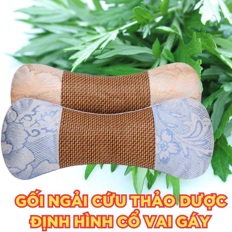 Gối kê cổ ngải cứu