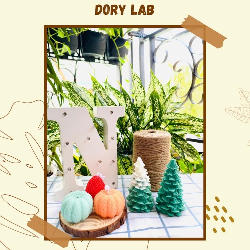 Nến Thơm Cây Thông Giáng Sinh Kèm Chậu Tròn Handmade, Quà Tặng Độc Đáo - Dory Lab