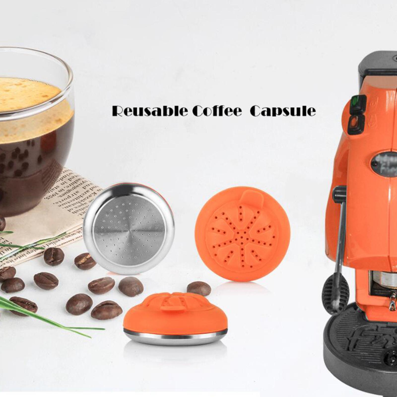 Reusable Coffee Capsules - Stainless Steel Refillable Coffee Pod Coffee Machine Parts, 4.2cm