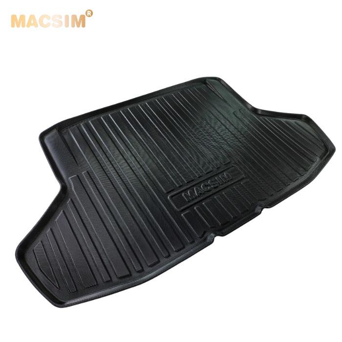 Thảm lót cốp xe ô tô Honda Civic  2022 nhãn hiệu Macsim chất liệu TPV cao cấp màu đen