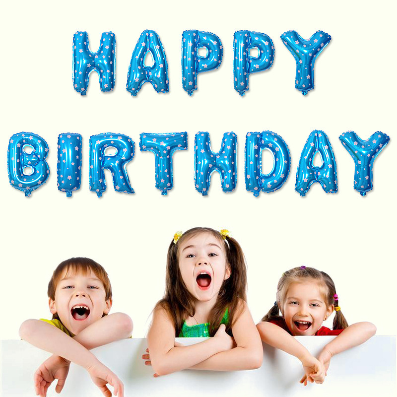 Bộ rèm kim tuyến kèm bộ chữ happy birthday trang trí sinh nhật tặng 2 khăn đa năng - hàng chính hãng