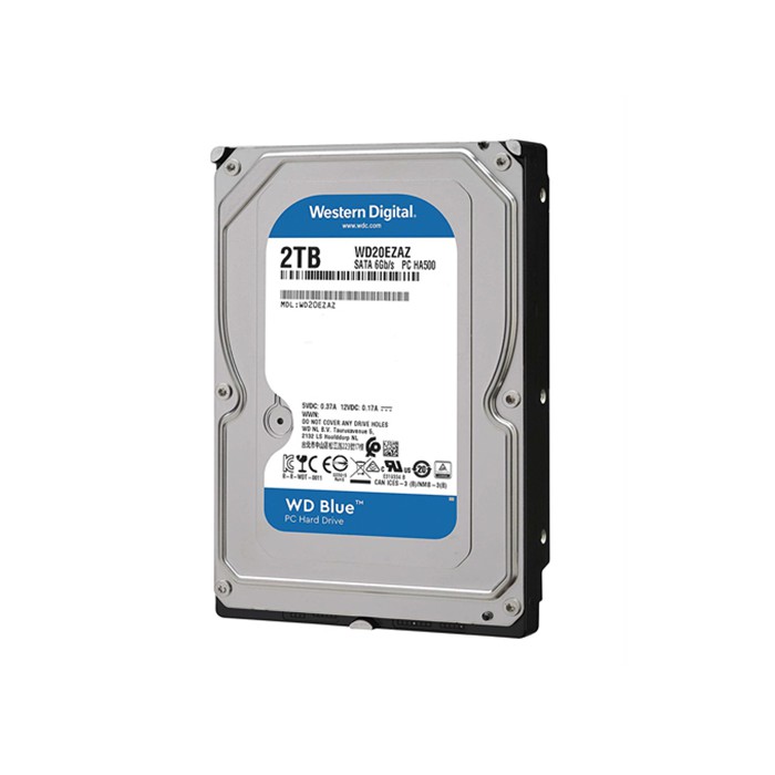 Ổ Cứng HDD WD Blue 2TB/64MB/5400rpm/3.5" WD20EZAZ - Hàng Chính Hãng