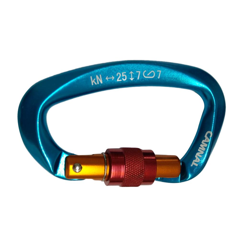 25KN D-ring Khóa An Toàn Thiết Bị Leo Núi Carabiner