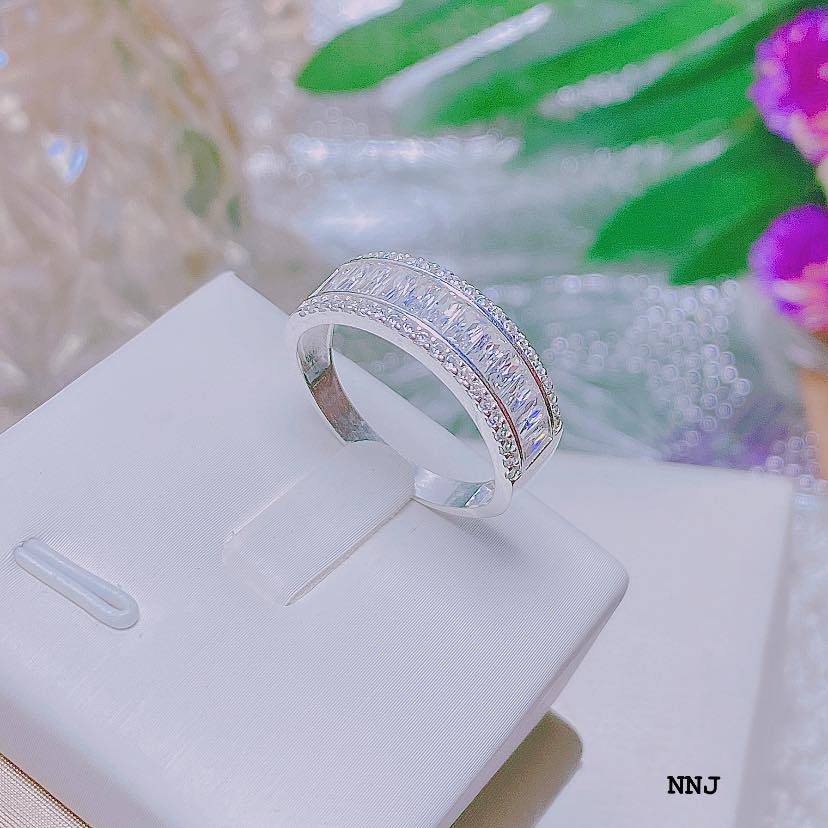 Nhẫn bạc nữ mặt đá gate chất liệu bạc s925 MS008