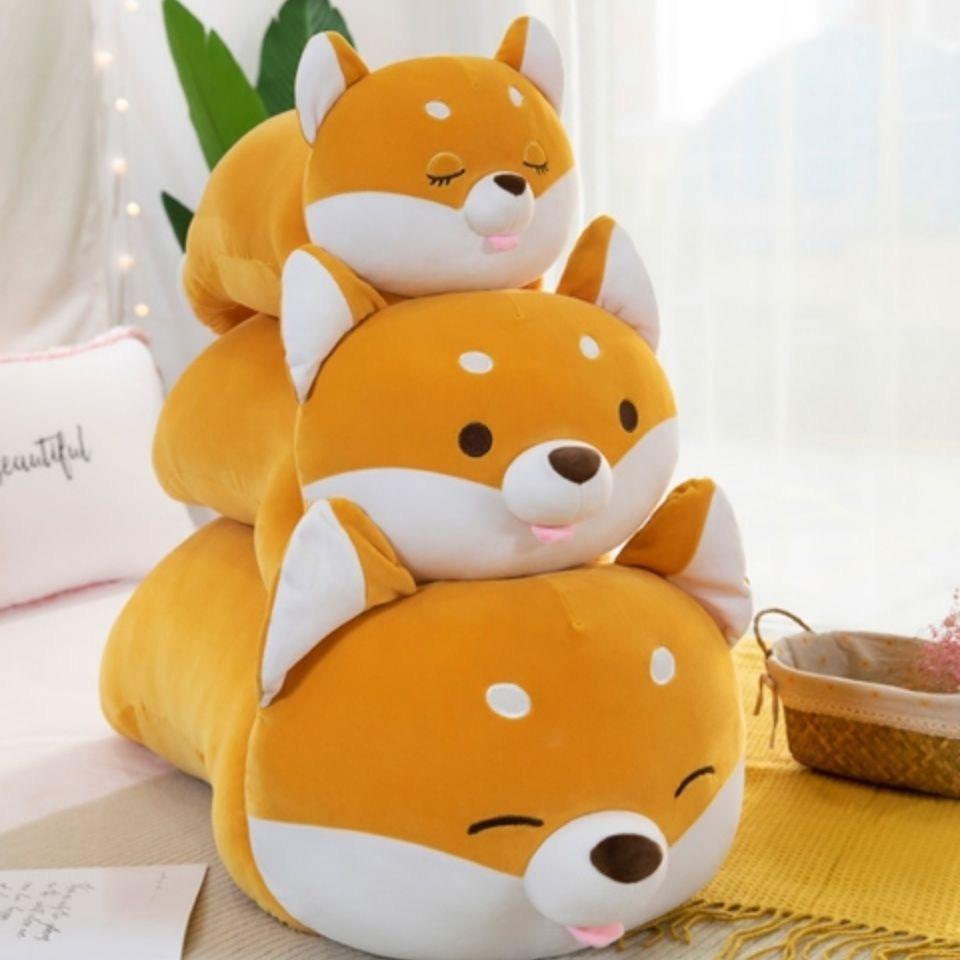 Gấu Bông Chó Shiba Nằm Size 70cm/90cm