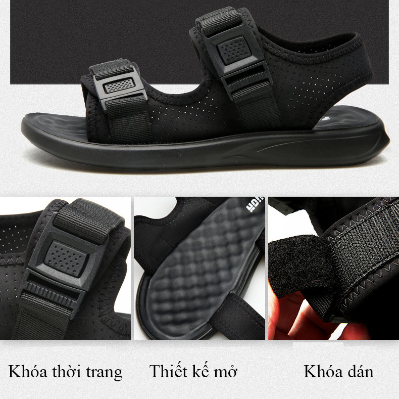Giày sandal /Dép quai hậu thời trang nam đế mềm êm nhẹ thoáng khí phiên bản Hàn Quốc mã 58019-8 và 58237-8