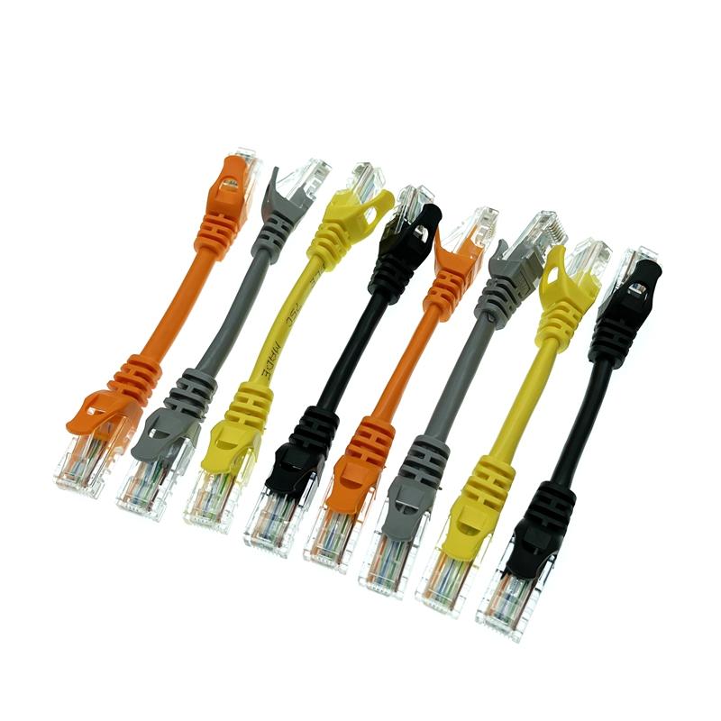 10cm 30cm 50cm Cat5e Ethernet Mạng UTP Mạng nam sang nam Gigabit Patch Cord RJ45 Twisted Pair Gigge LAN Cáp ngắn 1m 2m 30m