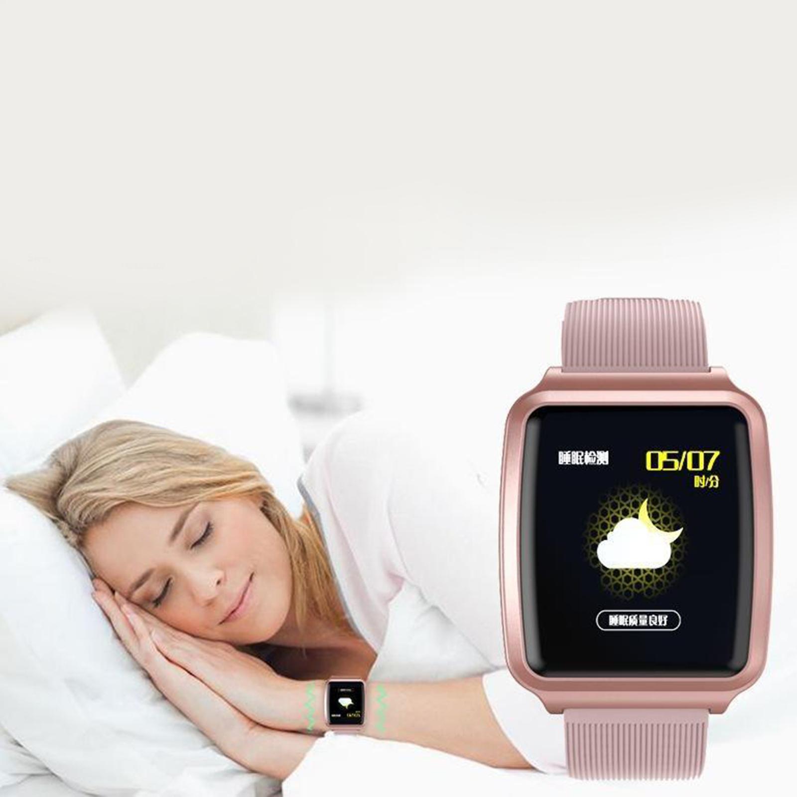 Smart Watch Sport Fitness Tracker Heart Rate Monitor Silver Gray