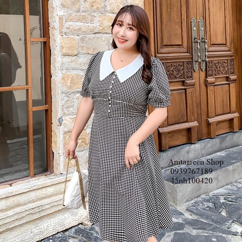 Nh100420-ĐẦM XÒE SỌC TAY NGẮN s-6xl