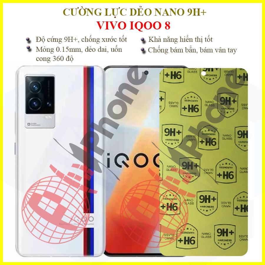 Dán cường lực dẻo nano dành cho Vivo iQOO 8