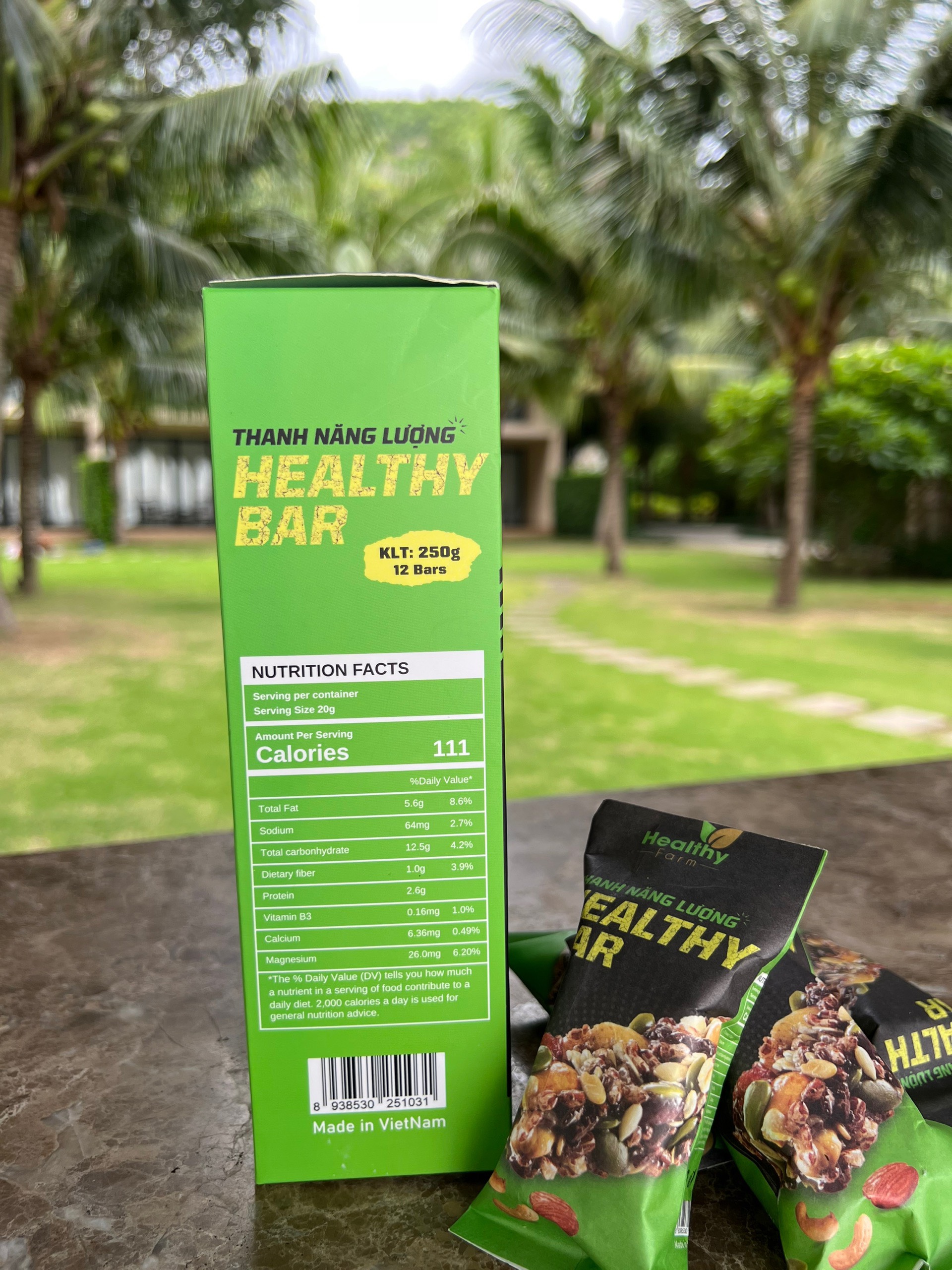 Thanh Năng Lượng Healthy Bar - Vị Rong Biển - 12bar