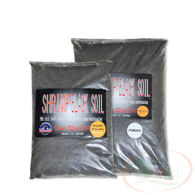 Nền Benibachi Shrimp Soil Powder Fulvic đất nền nuôi tép cảnh bổ sung humic fulvic