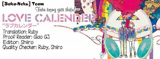 love calendar chapter 1 1