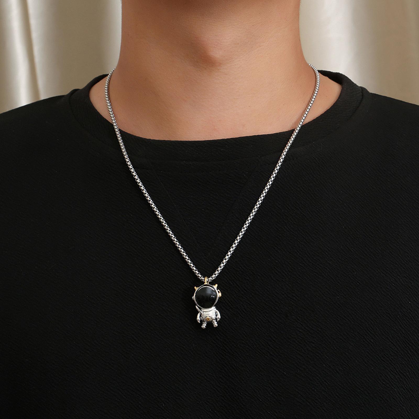Astronaut Pendant Necklace Necklace  for Couples Boys Girls