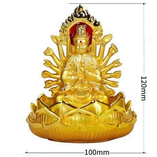 Tượng Phật Bà Quan Âm Nghìn Tay Nghìn Mắt Để Ô Tô Xe Hơi, Bàn Làm Việc
