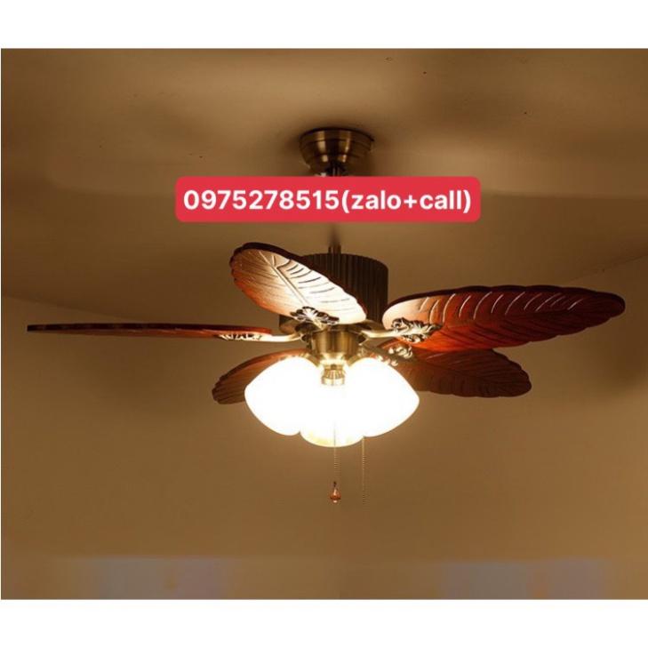 Quạt Trần Cánh Xoè Đẹp 52YY-703M,Tặng Kèm Móc cao su thiên nhiên Treo Quạt, Có hướng dẫn Nhiều vận tốc Quạt
