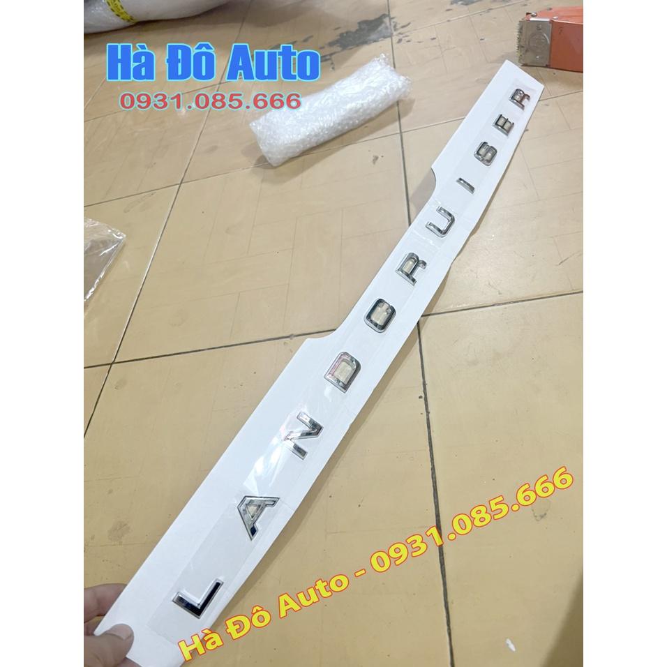 Tem Chữ Land Cruiser Dán Nắp Capo Xe Toyota Land Cruiser - Logo Chữ Nổi Land Cruiser Dán Duôi Xe oyota Land Cruiser