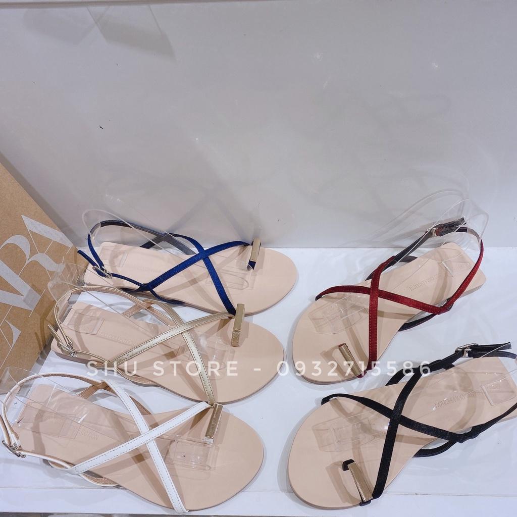 Sandal xỏ ngón quai chéo Shu Store - Sandal nữ thời trang xinh xắn