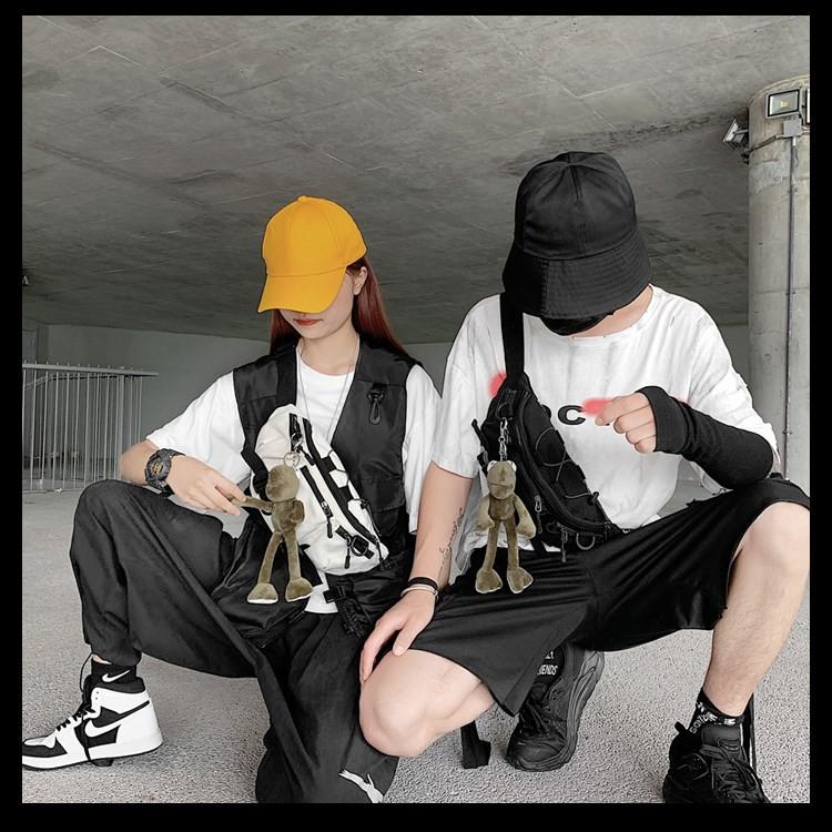túi đeo chéo thể thao phong cách đường phố cá tính hiphop hàn quốc