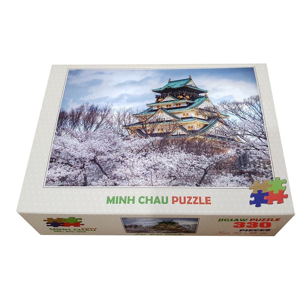 Bộ ghép hình hộp 330 mảnh-Lâu Đài Osaka