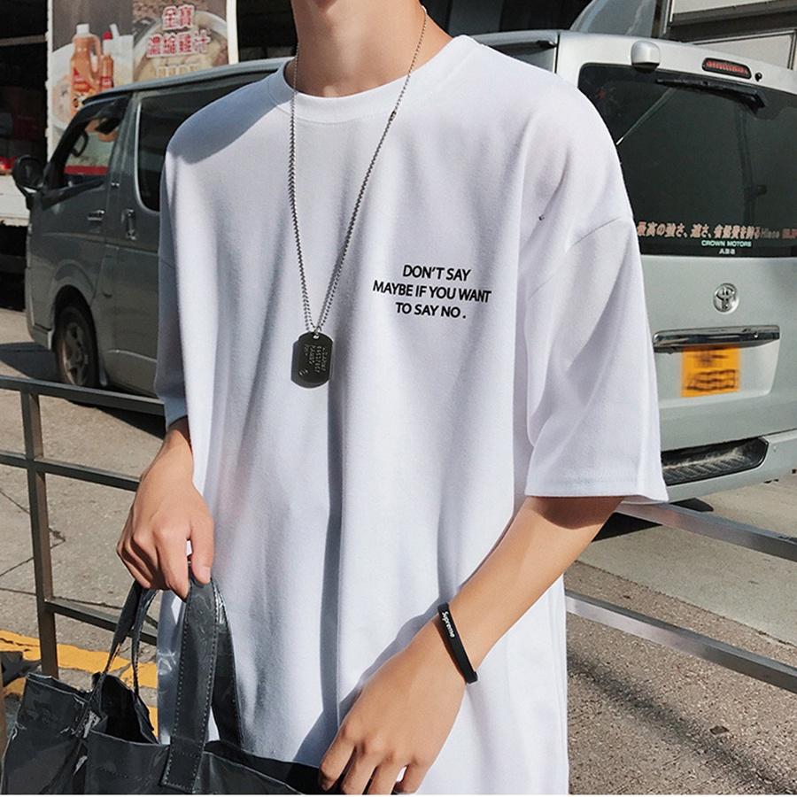 Áo thun Unisex Phong Boutique 5AM tay lỡ nam nữ form rộng Oversize 2 màu