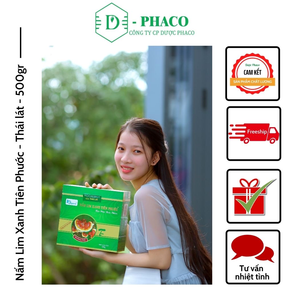 Nấm Lim Xanh Tiên Phước - Thái Lát 500gr