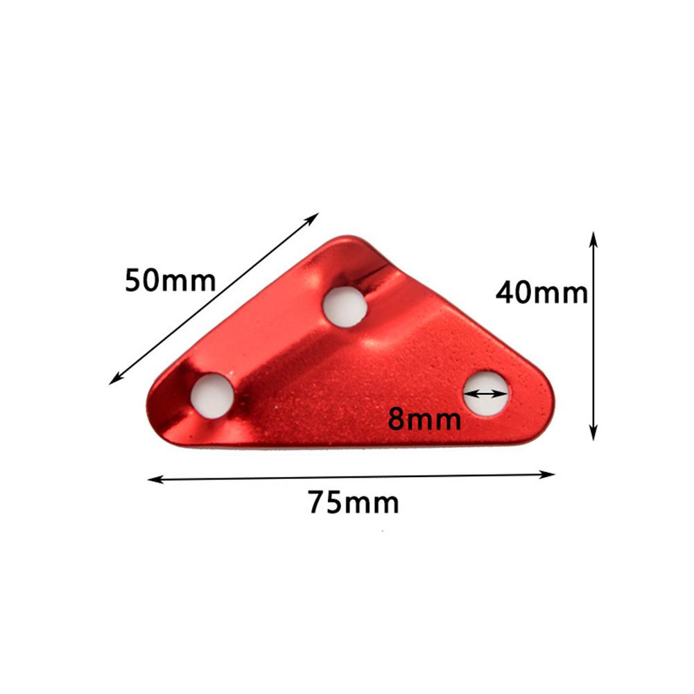 Outdoor Tent Fixed Buckle Aluminum Alloy Triangle Tent Pole Connector Buckle Rope Tightener