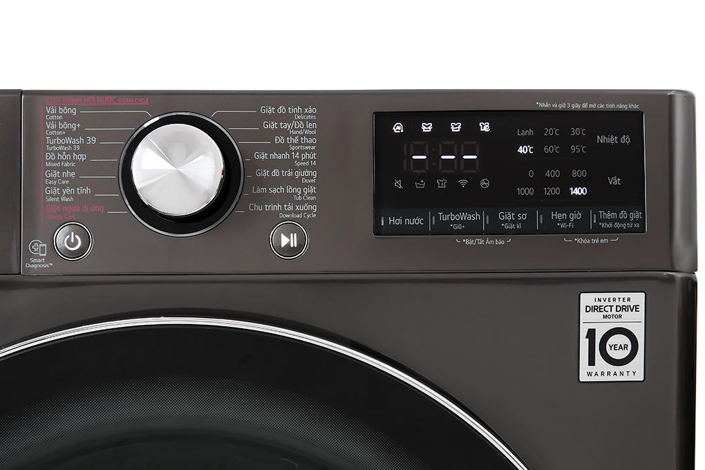 Máy giặt LG Inverter 11 kg FV1411S3B - Chỉ giao tại HN