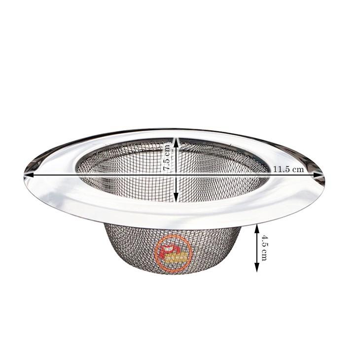 Dụng cụ lọc rác bồn rửa chén chống tắc nghẽn bằng inox