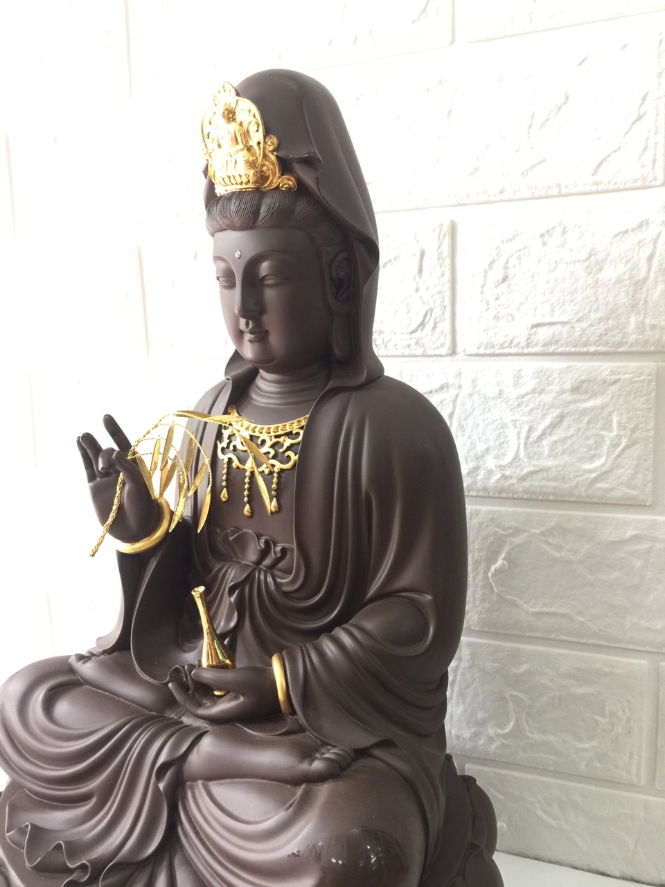 Tượng Quan Âm BỒ Tát đất nung