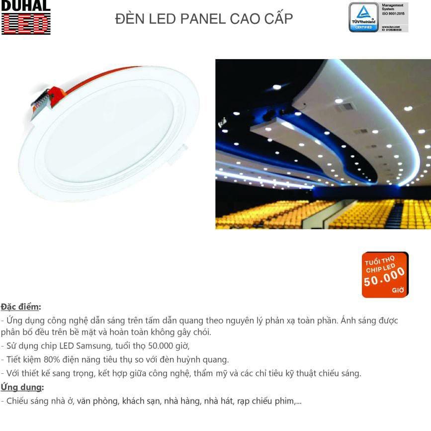 Đèn LED âm trần siêu mỏng Duhal 6W (KDPT246