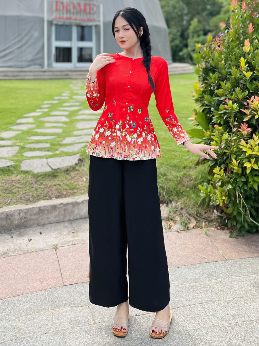 [HCM] Set bộ bà ba in 3D siêu dễ thương SET01- Lady Fashion -Khánh Linh Style