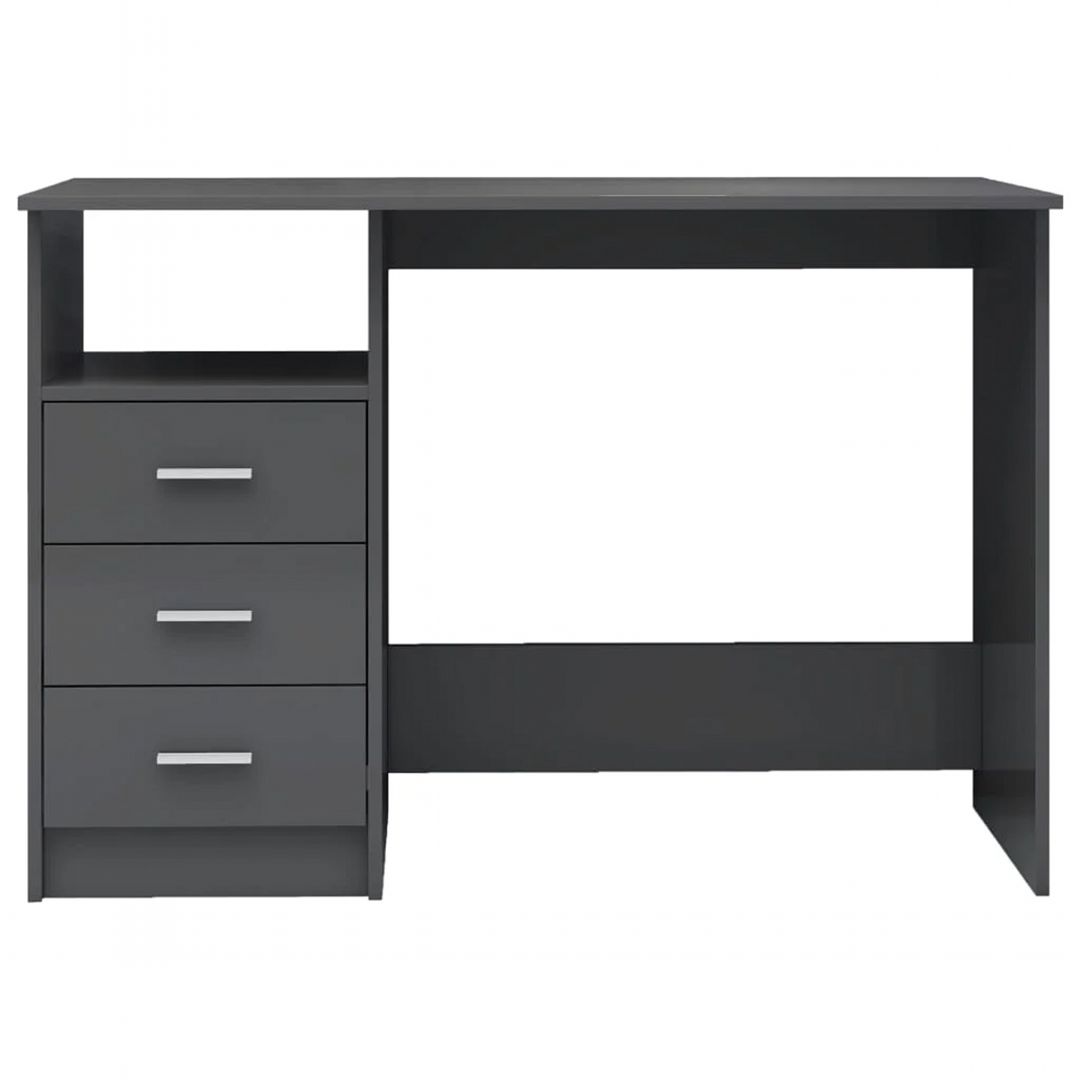 Bàn làm việc, bàn học gỗ hiện đại SMLIFE Dicku | Gỗ MDF dày 17mm chống ẩm | D110xR50xC75cm