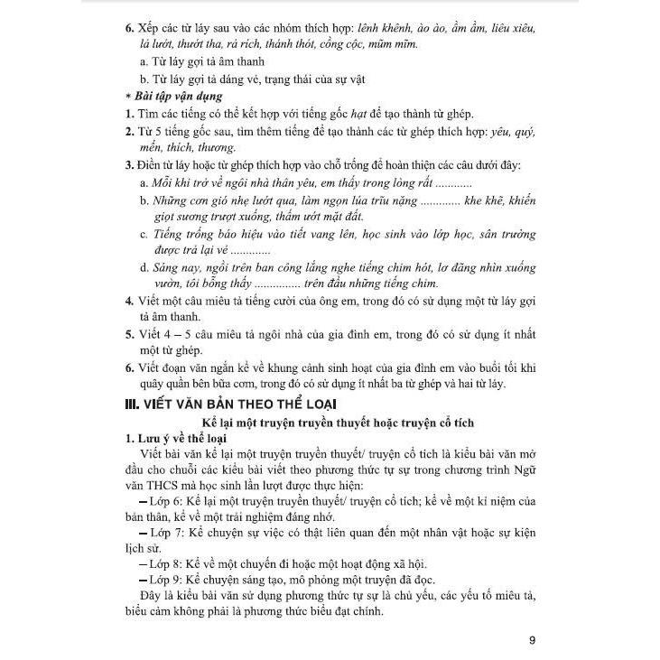 Sách - Hướng dẫn trả lời câu hỏi &amp; bài tập theo thể loại ngữ văn 6 (ngữ liệu ngoài sách giáo khoa) - HA