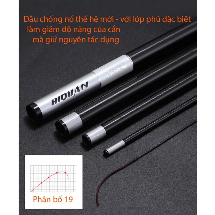 Cần Câu Đài Nhất Dương Chỉ 6H Cần Câu Tay Câu Đơn Carbon Cao Cấp BQ