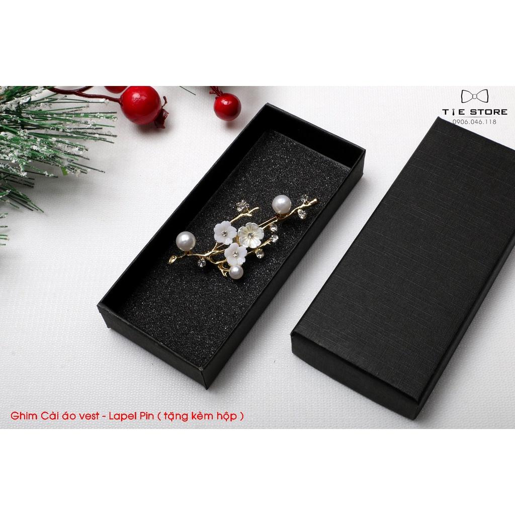 Ghim cài áo vest - ghim nhiều mẫu - Full box