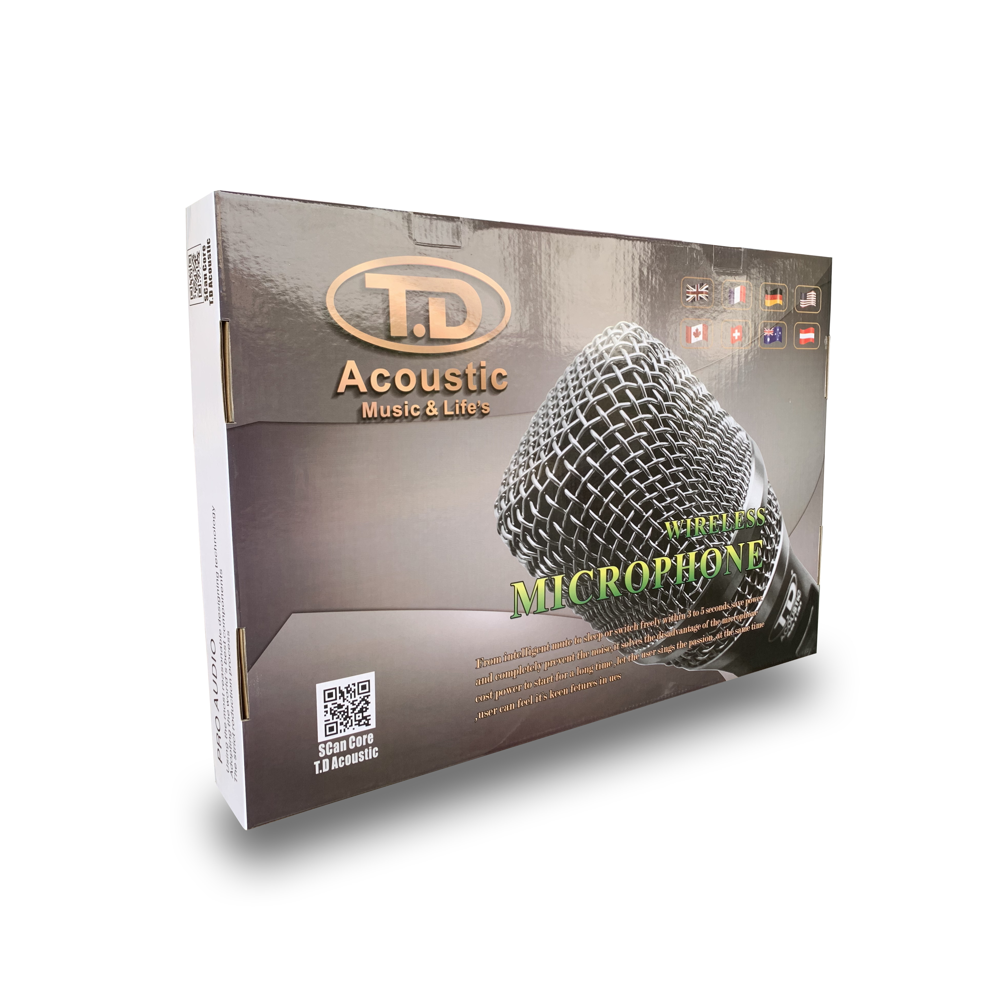 Micro không dây TD Acoustic M28 Luxury - Hàng Chính Hãng